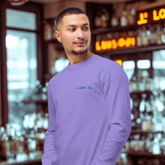 “I Am AI” Graphic Long Sleeve | Small Problem Studios