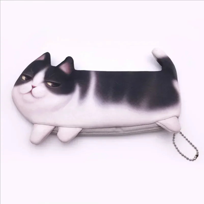 Realistic Cat Pencil Case