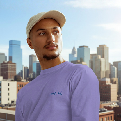 “I Am AI” Graphic Long Sleeve | Small Problem Studios