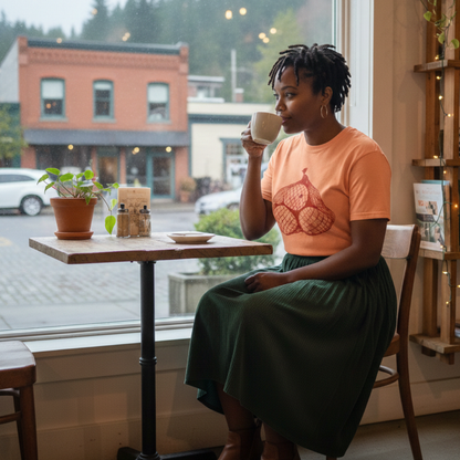 Orange on Orange Graphic Tee | Small Problem Studios