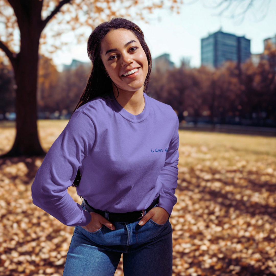 “I Am AI” Graphic Long Sleeve | Small Problem Studios