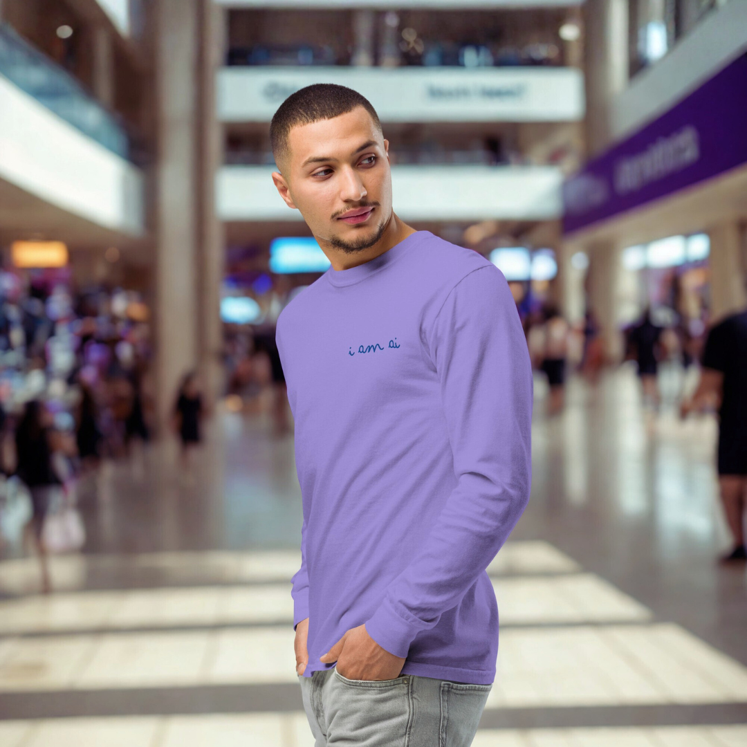 “I Am AI” Graphic Long Sleeve | Small Problem Studios
