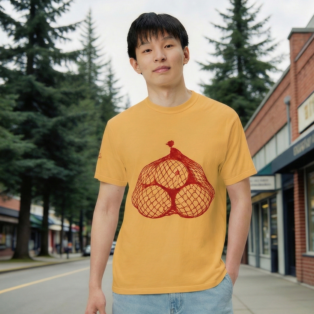 Orange on Orange Graphic Tee | Small Problem Studios