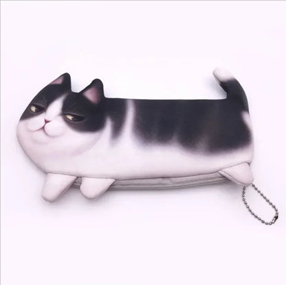 Realistic Cat Pencil Case